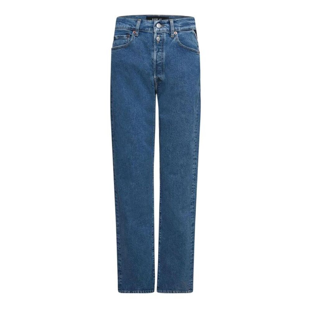 Replay Womens/Ladies Double Button Straight Jeans / Blue